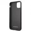 Mercedes-Benz Apple iPhone 11 Pro Max Skórzane Etui Twarde Perforacja Czarny