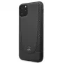 Mercedes-Benz Apple iPhone 11 Pro Max Skórzane Etui Twarde Perforacja Czarny