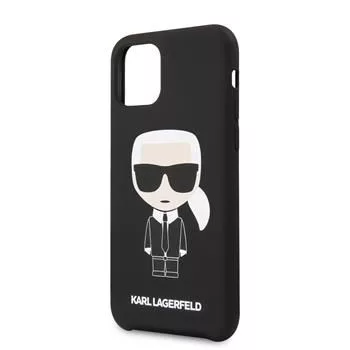 Karl Lagerfeld Apple iPhone 11 Pro Iconic Silicone Cover Black