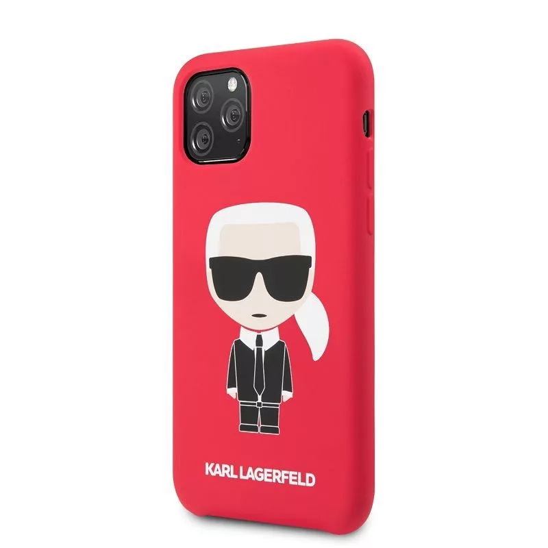 Karl Lagerfeld Iconic Body Cover do Apple iPhone 11 Pro - Czerwony