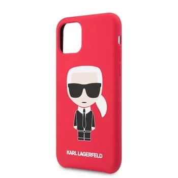 Karl Lagerfeld Iconic Body Cover do Apple iPhone 11 Pro - Czerwony