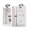 Karl Lagerfeld Apple iPhone 11 Pro Max Silikonowa Fullbody Ikonic Różowy Różowy