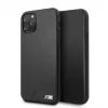 BMW Apple iPhone 11 Pro Hardcase Smooth PU Leather Black