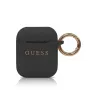 Guess Silikonowe etui do AirPods 1/2 Czarny