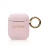 Guess Silikonowe etui do Apple AirPods (1. i 2. generacji) - Różowy