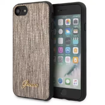 Guess Apple iPhone 7/8/SE2020 Lizard Cover Gold