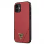 Guess GUHCP12SVSATMLRE Saffiano Hard Case do Apple iPhone 12 Mini - Czerwony