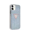 Guess Apple iPhone 12 mini 5.4'' PC/TPU Denim Triangle Cover Light Blue