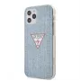 Guess Etui Denim Triangle Light Blue na iPhone 12/12 Pro PC/TPU