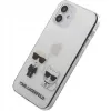 Karl Lagerfeld Apple iPhone 12 mini 5.4 cala PC/TPU Karl & Choupette Cover Transparent