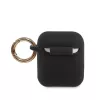 Guess Triangle Silicone Case dla AirPods Pro (1. i 2. gen.) - Czarny