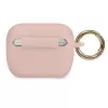 Guess Silikonowe etui Triangle do AirPods Pro Różowe