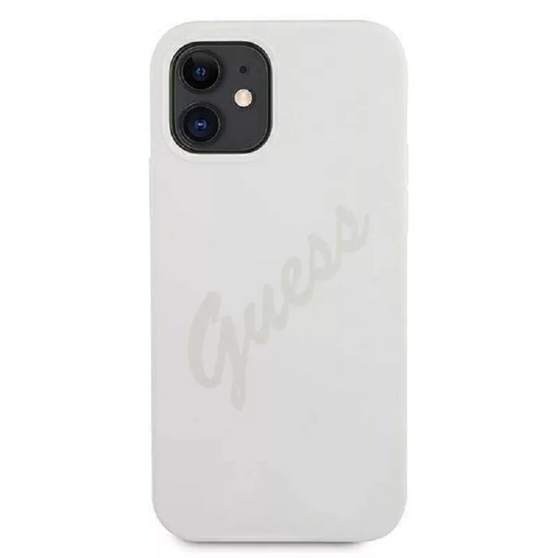Guess Apple iPhone 12 Mini 5.4 cala Vintage Cover Cream