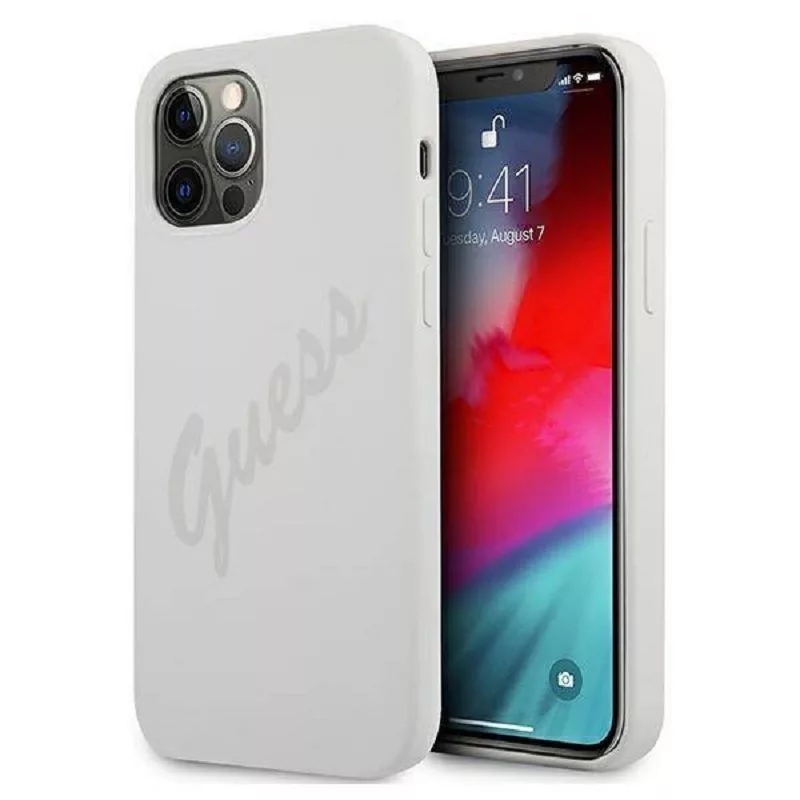 Guess Apple iPhone 12 Pro Max 6.7 cal Vintage Cover Cream