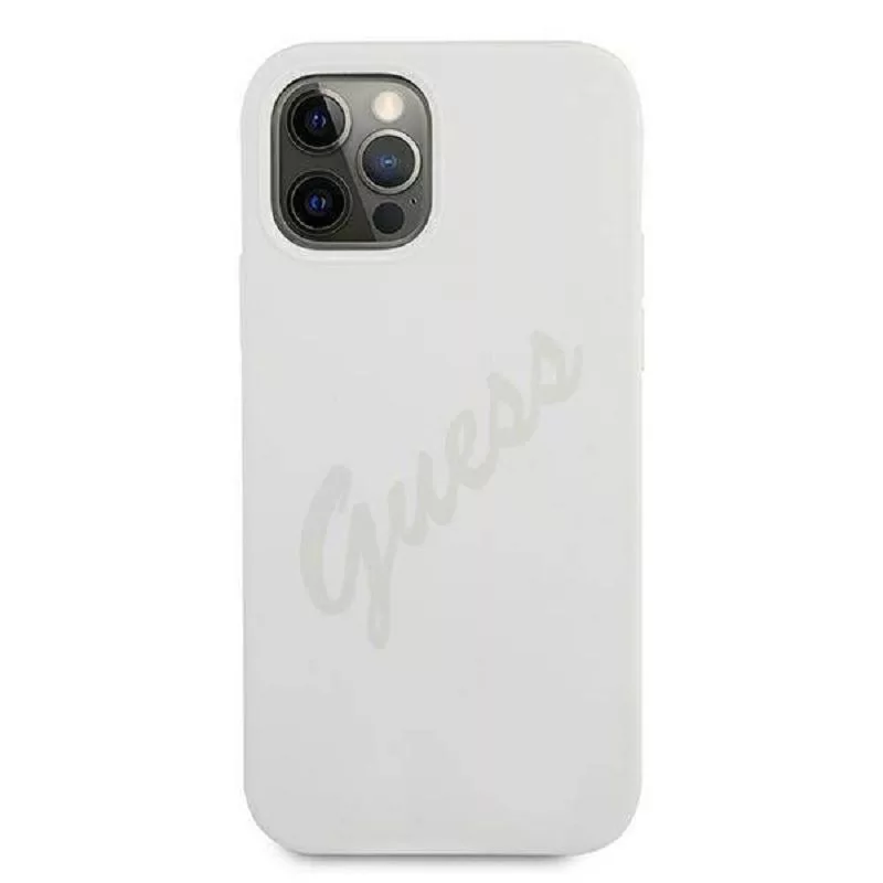 Guess Apple iPhone 12 Pro Max 6.7 cal Vintage Cover Cream