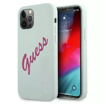 Guess Apple iPhone 12 Pro Max 6,7'' Fuschia Cover Blue