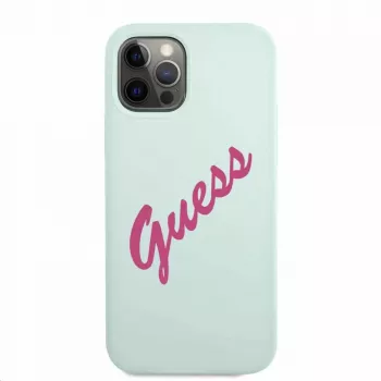 Guess Apple iPhone 12 Pro Max 6,7'' Fuschia Cover Blue