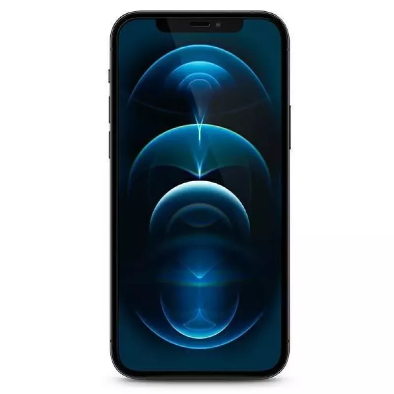 Guess Tempered Glass GUSPP12LSLTR Screen Protector do Apple iPhone 12 Pro Max 6,7 cala Vintage Magic Logo