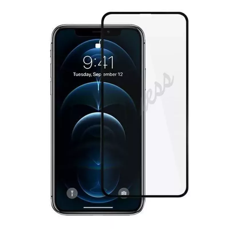 Guess Tempered Glass GUSPP12LSLTR Screen Protector do Apple iPhone 12 Pro Max 6,7 cala Vintage Magic Logo