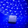 iLike Dekoracyjna Kula LED z Kwiatami 300 diod LED Niebieska 25 cm