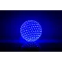 iLike Dekoracyjna Kula LED z Kwiatami 300 diod LED Niebieska 25 cm