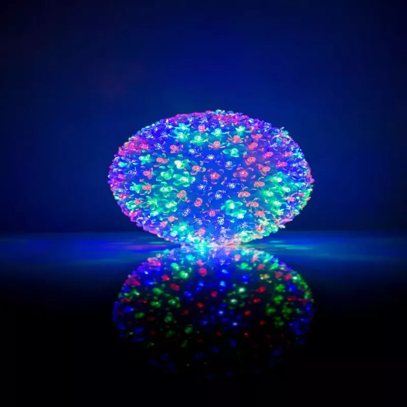 iLike Bumba ar puķēm 466 300LED D-25cm Multi Color Dekoracyjna Lampa LED