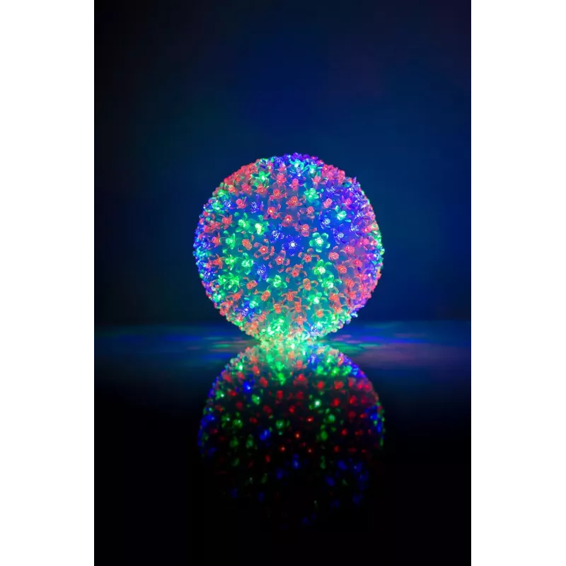 iLike Bumba ar puķēm 466 300LED D-25cm Multi Color Dekoracyjna Lampa LED
