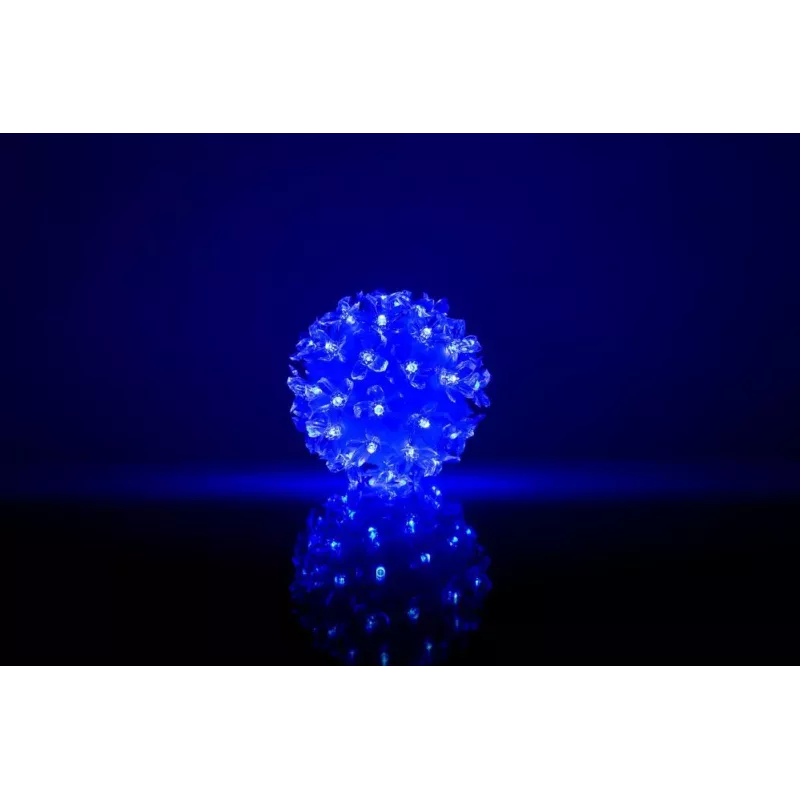 iLike Bumba ar puķēm RS-208 50LED D-11cm Blue
