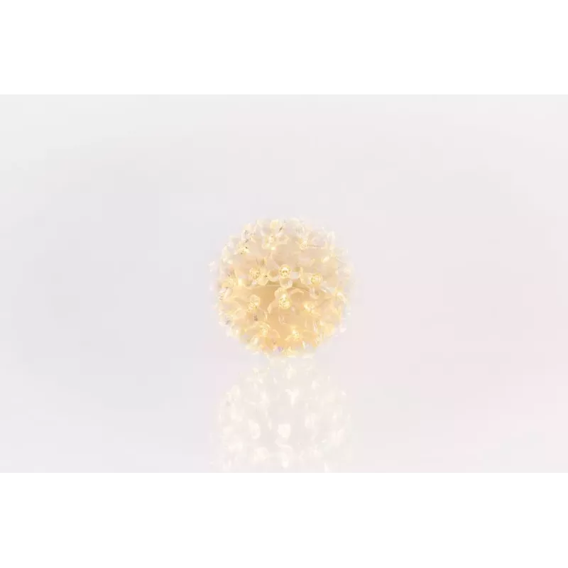 ILIKE Bumba ar puķēm RS-208 50LED D-11cm Warm White Dekoracyjna Kula LED