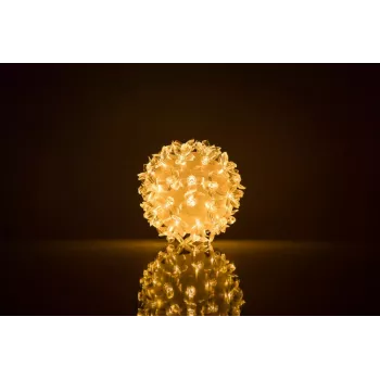 ILIKE Bumba ar puķēm RS-208 50LED D-11cm Warm White Dekoracyjna Kula LED