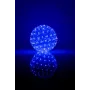 iLike RS-209 Dekoracyjna Kula Świetlna z Wzorem Kwiatowym 100 LED Niebieska 14 cm