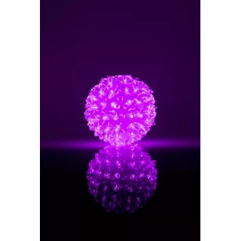 iLike Bumba ar puķēm RS-214 80LED D-13cm Purple Dekoracyjne Światło LED