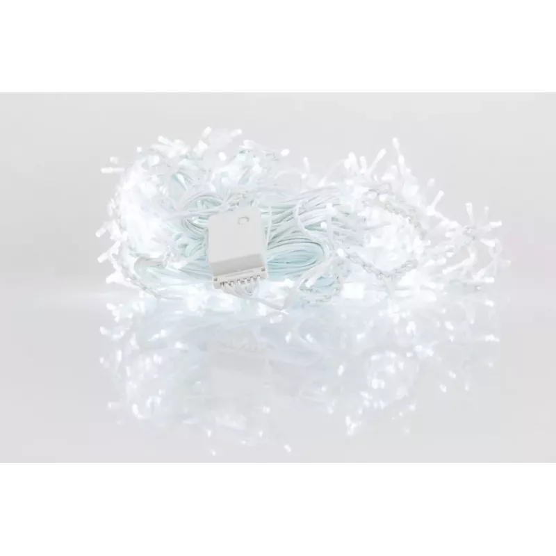 iLike RS-100W 100 LED 5m Białe Lampki Szeregowe IP44
