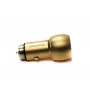 Evelatus ECC01 GOLD Ładowarka Samochodowa 2 Porty USB 3.1A z Narzędziem Ratunkowym ze Stali Nierdzewnej Złoty