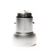 Evelatus Universal Car Charger ECC01 2USB Port 3.1A with Stainless Steel Escape Tool Silver