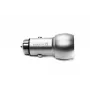 Evelatus Universal Car Charger ECC01 2USB Port 3.1A with Stainless Steel Escape Tool Silver