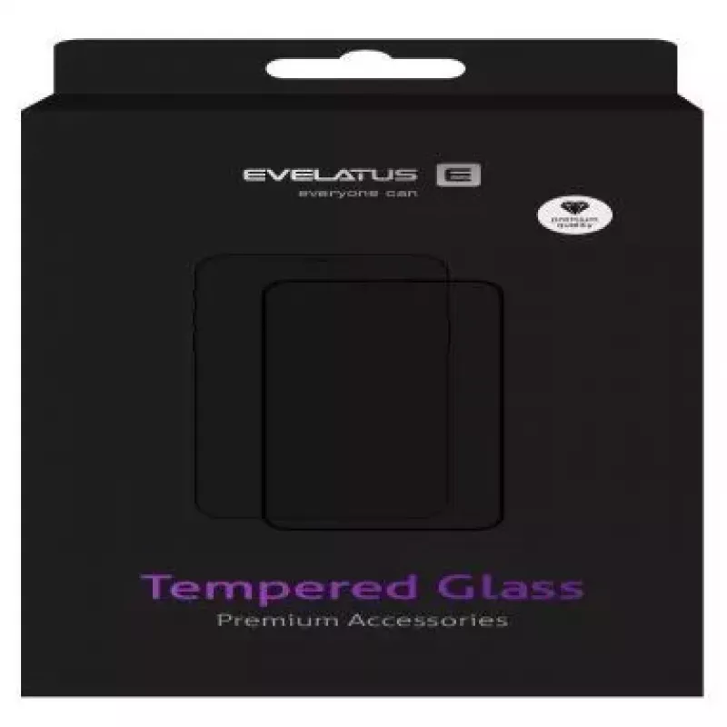 Evelatus Samsung Galaxy S8 Plus G955 3D Case Friendly Screen Protector (Edge Glue) - Transparent