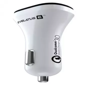 Evelatus Quick Car Charger QCC02 White