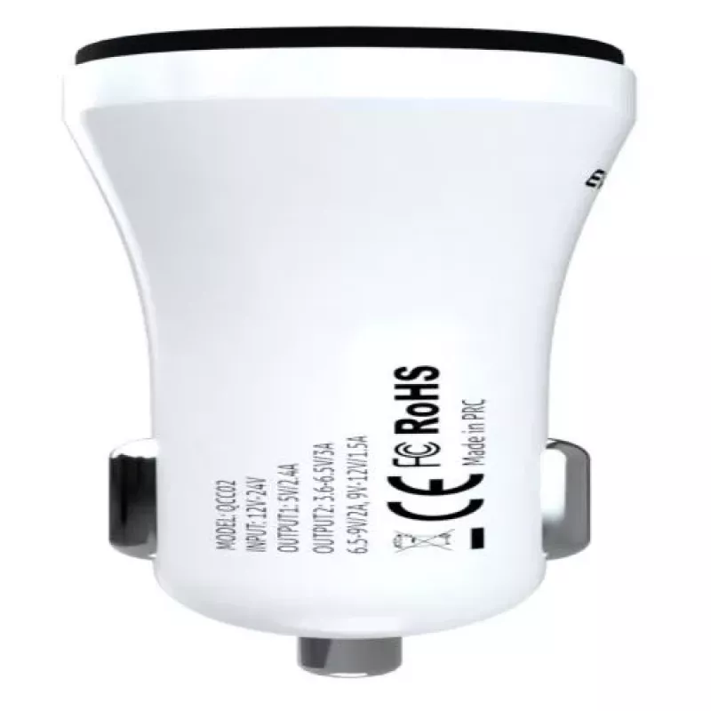 Evelatus Quick Car Charger QCC02 White