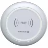 EVELATUS EWC01 Ładowarka bezprzewodowa Biała - Qi 10W Szybkie ładowanie z kablem Micro-USB