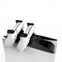 Saitake Dual Charging Station Dock dla kontrolerów Sony PlayStation 5 PS5, kształt konsoli, czarno-biały