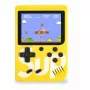 GameBox R1 8-bitowa Przenośna Konsola do Gier Retro z 400 Grami 3-calowy LCD z Kablem RCA do TV Żółty