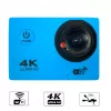 iWear K1 Ultra HD 4K 16Mpix Wi-Fi Sport Camera z 2-calowym pilotem LCD i 8-częściowym zestawem mocowań