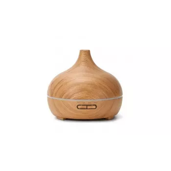 IVY D1 3-w-1 Dyfuzor Aromatu - Nawilżacz - 10W Nocna Lampa Nastrojowa 17cm / 500ml Jasne Drewno