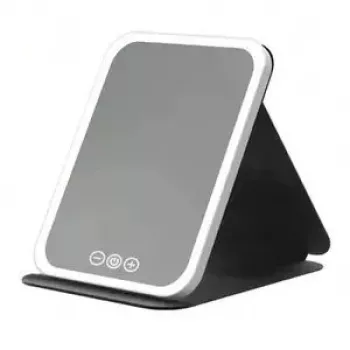 iWear Składane Lustro Kosmetyczne z Podświetleniem LED Tricolour i Inteligentnym Ekranem Dotykowym 15x21,3 cm