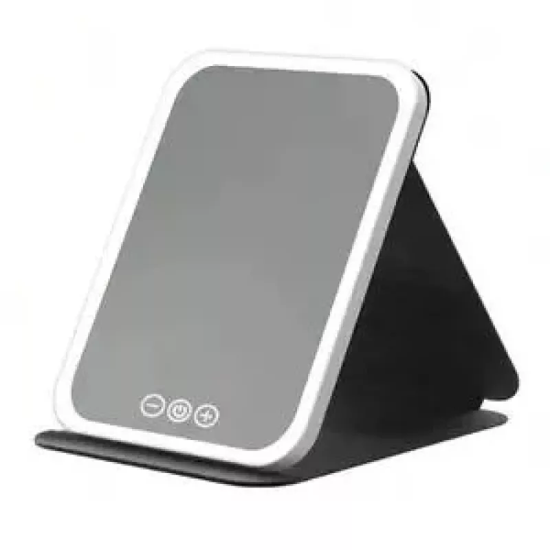 iWear Składane Lustro Kosmetyczne z Podświetleniem LED Tricolour i Inteligentnym Ekranem Dotykowym 15x21,3 cm