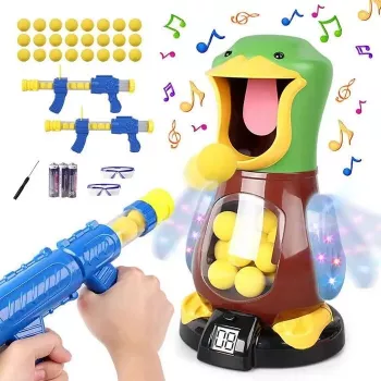 Kiddyz D12 Attractive Duck Shooting Game with Gun & 12 Balls
