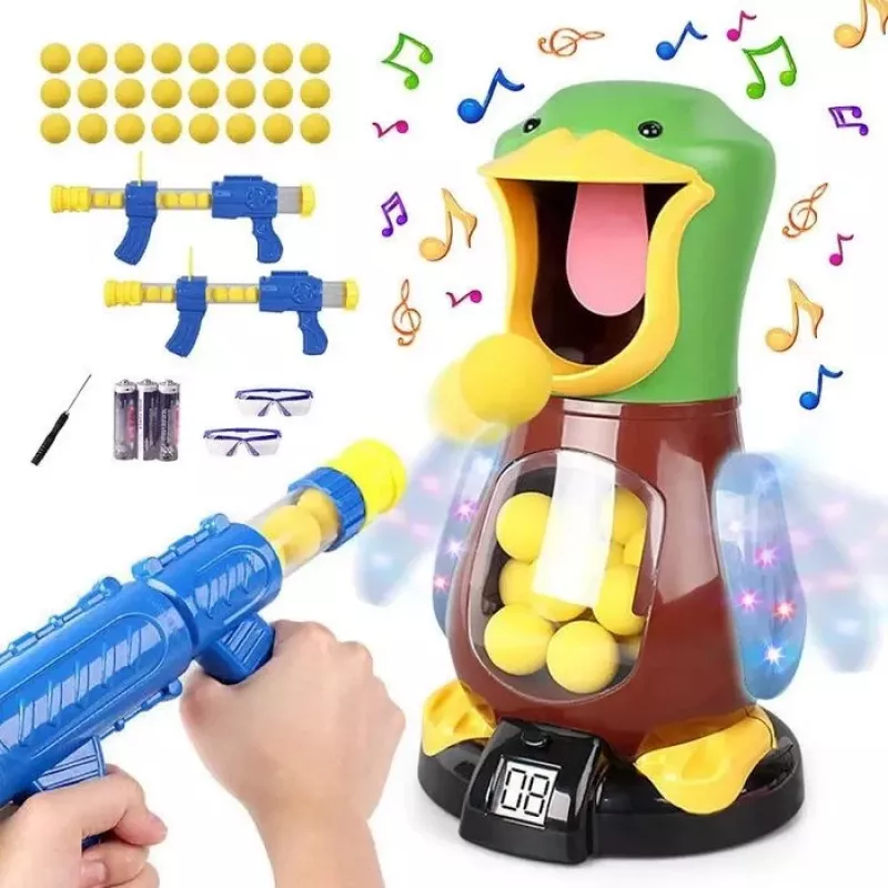 Kiddyz D12 Attractive Duck Shooting Game with Gun & 12 Balls