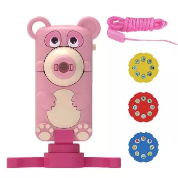Kiddyz PR1 Children 2in1 Compact Foldable Drawing Projector Desk Stand Camera Bear Design