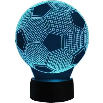 Lampka nocna LED 3D Illusion Elight ILU z misiem w serduszku, ciepłe światło (10x17cm), zasilana USB